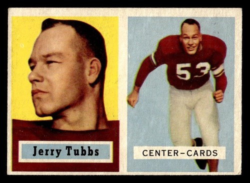 1957 topps football 125 jerry - 1957, #125