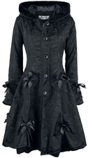 Poizen Industries Wintermantel Damen Alice Rose Coat schwarz Industrial