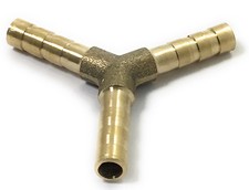 Y-Stück Schlauchverbinder Messing Druckluft Verlängerung  6mm 8mm 10mm 12mm 