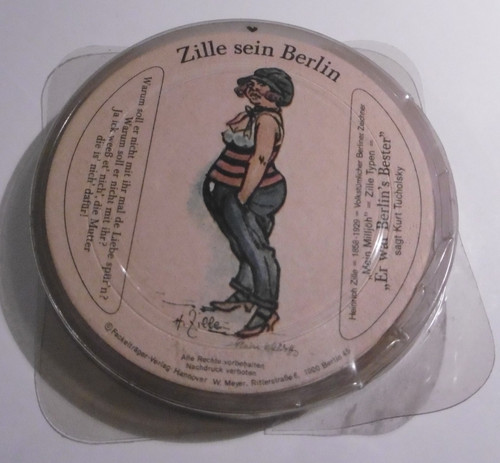 Bierdeckel untersetzer zille - bierdeckel, "zille