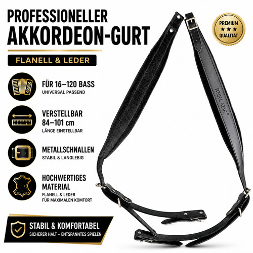 Akkordeon schwarz riemen gurt - riemen,