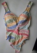 MARYAN MEHLHORN Badeanzug Grün mit Steinchen 40 B NEU mehrfarbig