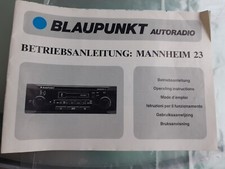 Betriebsanleitung Blaupunkt