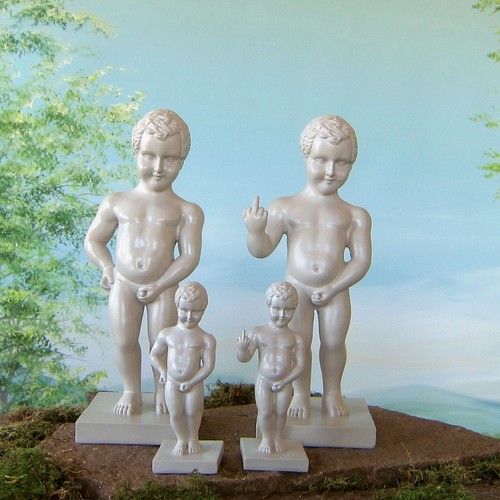 Männeken piss figur mit und - mit,