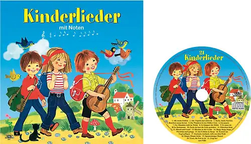 Kinderlieder nit noten cd - +,
