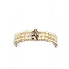 17.8cm Zuchtperlen Armband