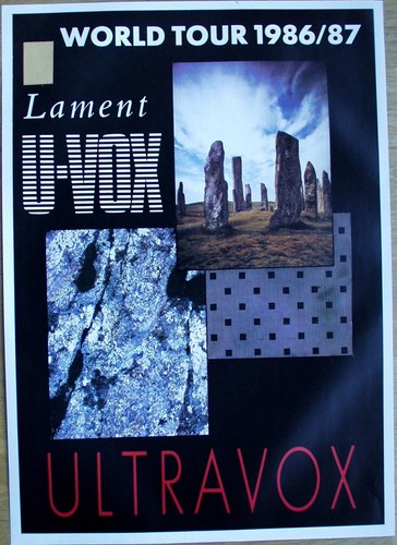 Poster ultravox world - ultravox, tour
