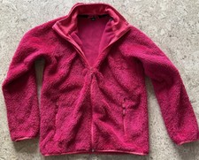 sehr gut erhalten Jacke Kinder Ziener Gr.152 Plüsch Fleece -kostenloser Versand