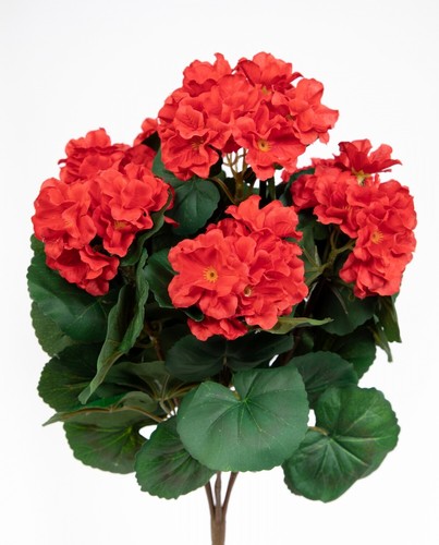 Geranie 38cm rot ohne topf - 38cm,