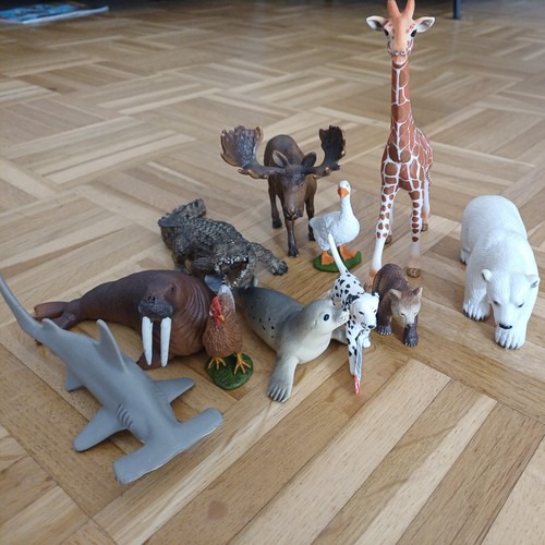 10x schleich tiere set - tiere,