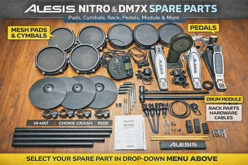 Alesis nitro dm7x mesh drum - alesis,