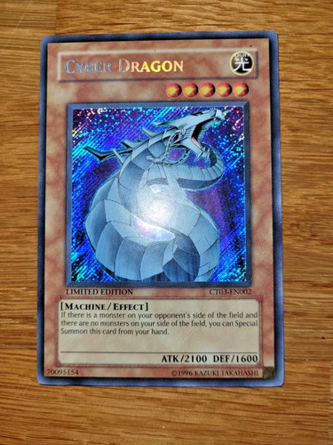 Cyber dragon secret rare - dragon,