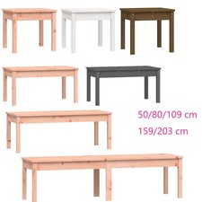 Gartenbank Sitzbank Holzbank Parkbank Gartenmöbel Massivholz Kiefer Gartentisch