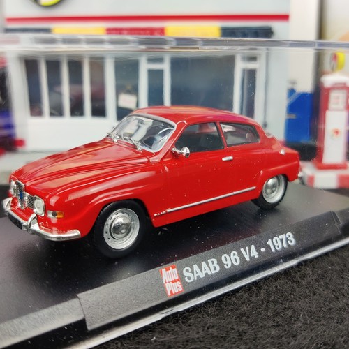 Auto saab 1973 rot 1 - 1973, 1:43