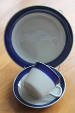 KOKA Blau / 3 Teile = 1 Gedeck