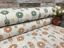 Oriental Panama Stoffe Laterne festliches Muster Baumwollstoff 180cm Breit Stoff