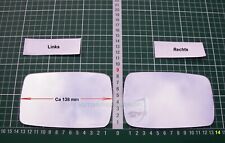 Ersatzglas Außenspiegel Spiegelglas VW Golf1 Golf 1 Cabrio Sphärisch Konvex