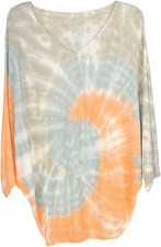 Damen Feinstrick Poncho mit