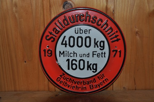 Altes blechschild - altes,