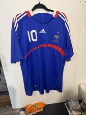 429/Frankreich Team WM 2006 Zidane #10 Fußball Shirt Fußball Trikot Adidas Gr.XL