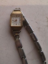 Damen   Armbanduhr JUTA 17 Rubis Teil vergoldung Vintage  Handaufzug