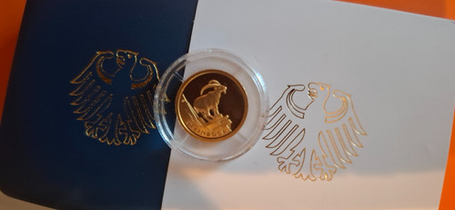 Gold münze euro 2023 - münze,