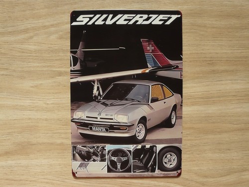 Opel manta gte blechschild - gte,