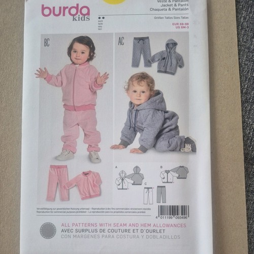 Burda kids 9349 kinder - kinder, jacke