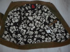 DOLCE & GABBANA Herren Jacke Lederjacke Jackett Used Look Echtes Leder Gr. M 50