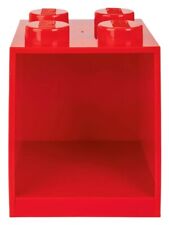 LEGO Aufbewahrung Regal Bausteinregal Brick Shelf mit 4 Noppen - ROT  --  B-WARE