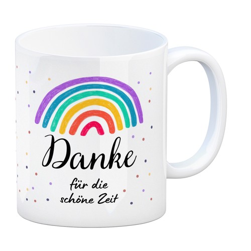 Regenbogen kaffeebecher mit - regenbogen,
