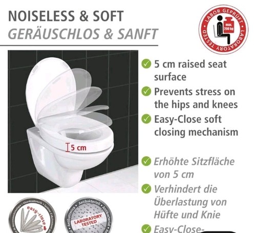 Wenko deckel secura comfort - wc,