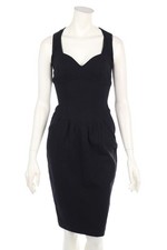 infinitif Paris Abendkleid Cocktailkleid Jersey tiefer Ausschnitt F 38 = D 36