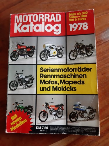 Motorradkatalog 1978