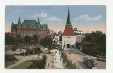 Rostock i. Meckl.- Steintor u. Ständehaus unbeförderte Karte