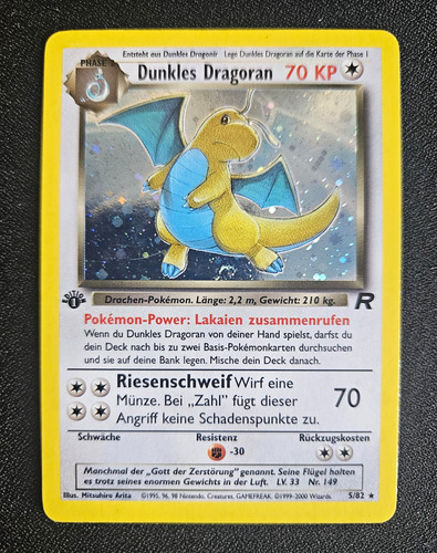 Pokémon tcg dunkles dragoran - tcg,