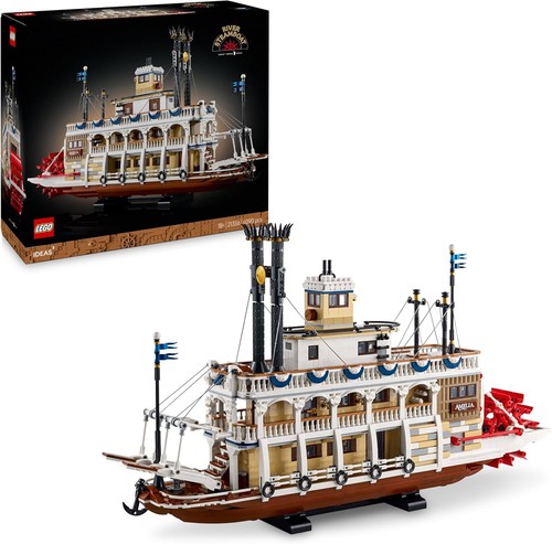 Lego 21356 raddampfer fluss - lego,