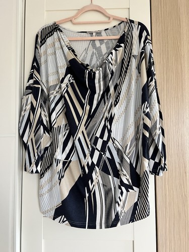 Shirt gemustert wasserfall - gemustert,