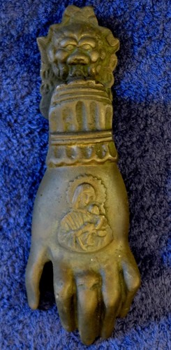 Türklopfer messingguß mit - türklopfer,,