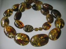 Bernstein Kette aus Moor und