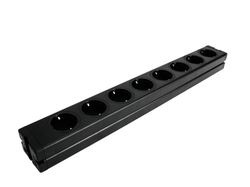 Fache schuko alu leiste - 8-fache,