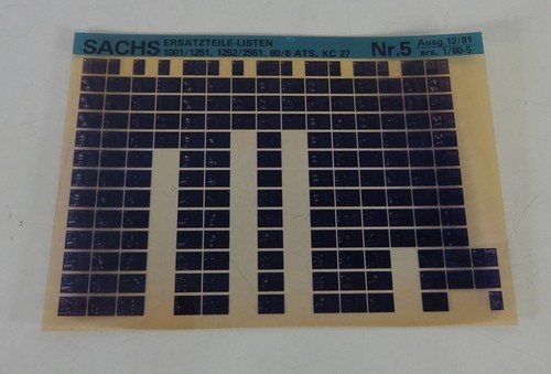 Microfich ersatzteilliste - microfich,