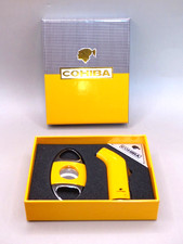 Box unbenutzt wie neu schwer Cohiba Zigarren Feuerzeug set + Cutter jet Flame