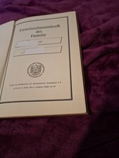 Historische  FAMILIENSTAMMBUCH