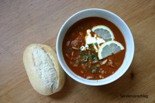 Soljanka (9,00 €/kg) Suppe