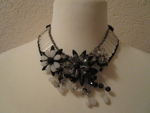 Collier statement blumen - statement,