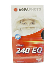 VHS Leerkassetten 3x AGFAPHOTO VHS 240 EQ – 4h  Originalverpackt NEU Händler Top
