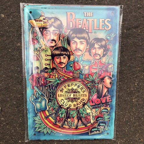 The beatles blechschild - the,