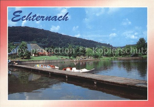 Echternach vue lac centre - vue, du