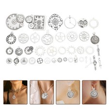  40pcs Gears Charme Steampunk Gears Metal Gear Decor Watch Dial Charms DIY